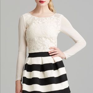 Alythea Cream Crop Top